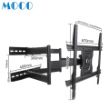 Soporte universal de montaje en pared para TV negro Full Motion 26 &quot;-55&quot; disponible OEM